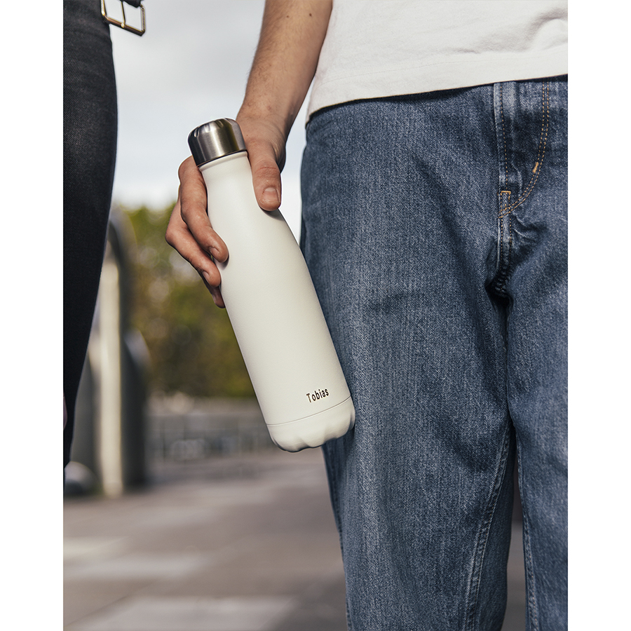 B750MOWHT Термос monochrome, 750 мл, белый Chilly's Bottles  - Вид №3