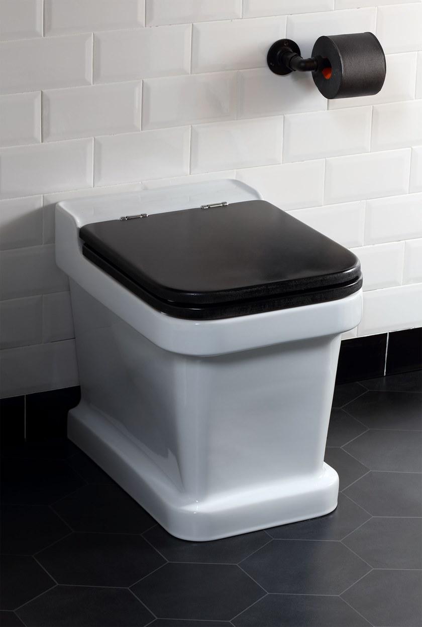 Bp420 Приставной унитаз напольный Белый BLEU PROVENCE Industrialis Италия - Вид №1