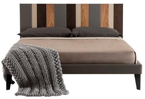 Tonin Casa Двуспальная кровать из массива дерева и кожи sun-id-1422792 - Вид №1