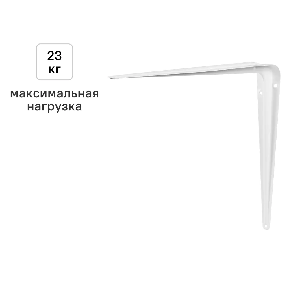 Утилитарный кронштейн Normo 30x35 см нагрузка до 23 кг цвет белый 89438037 STLM-2111795 Santreyd 