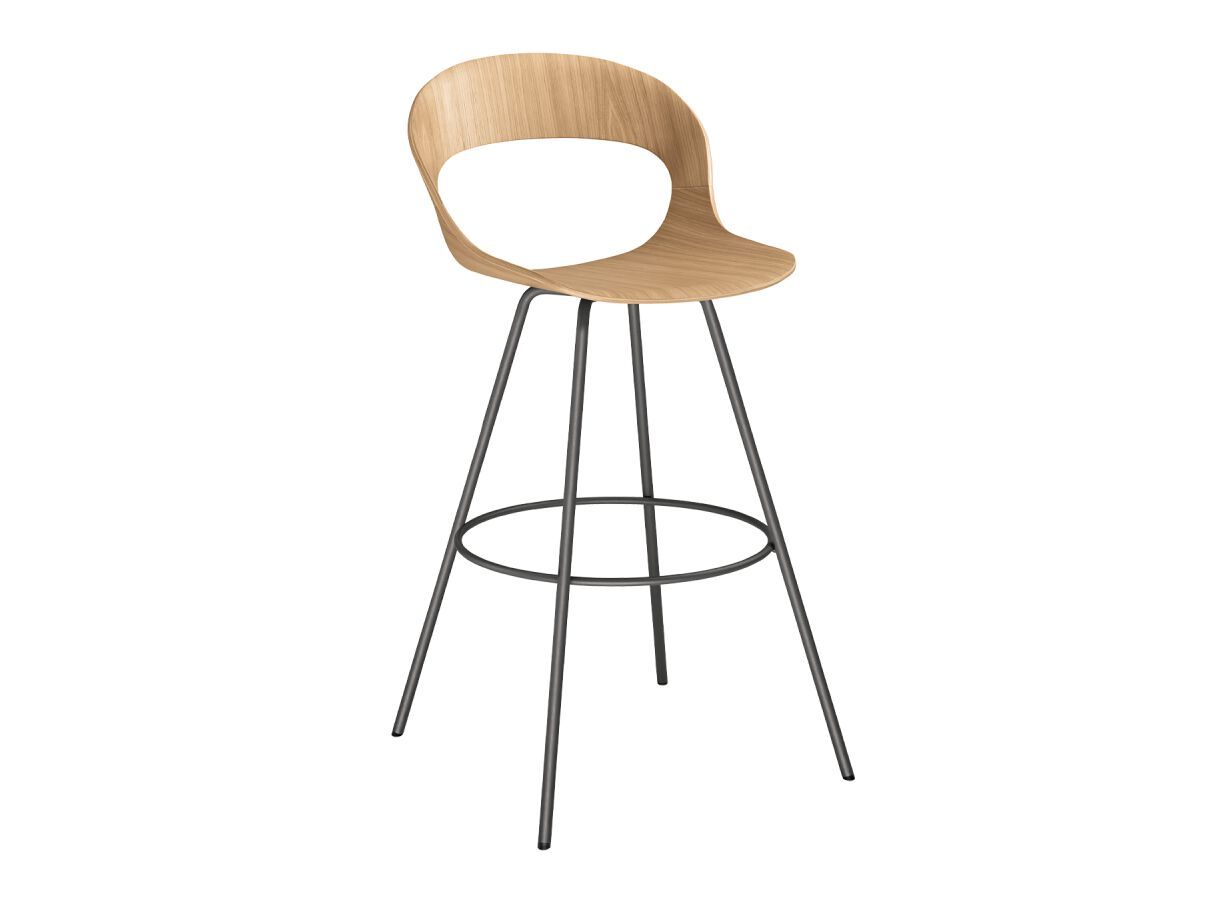 Деревянный табурет со спинкой LD Seating Lotus ARCH-00055986 - Вид №3