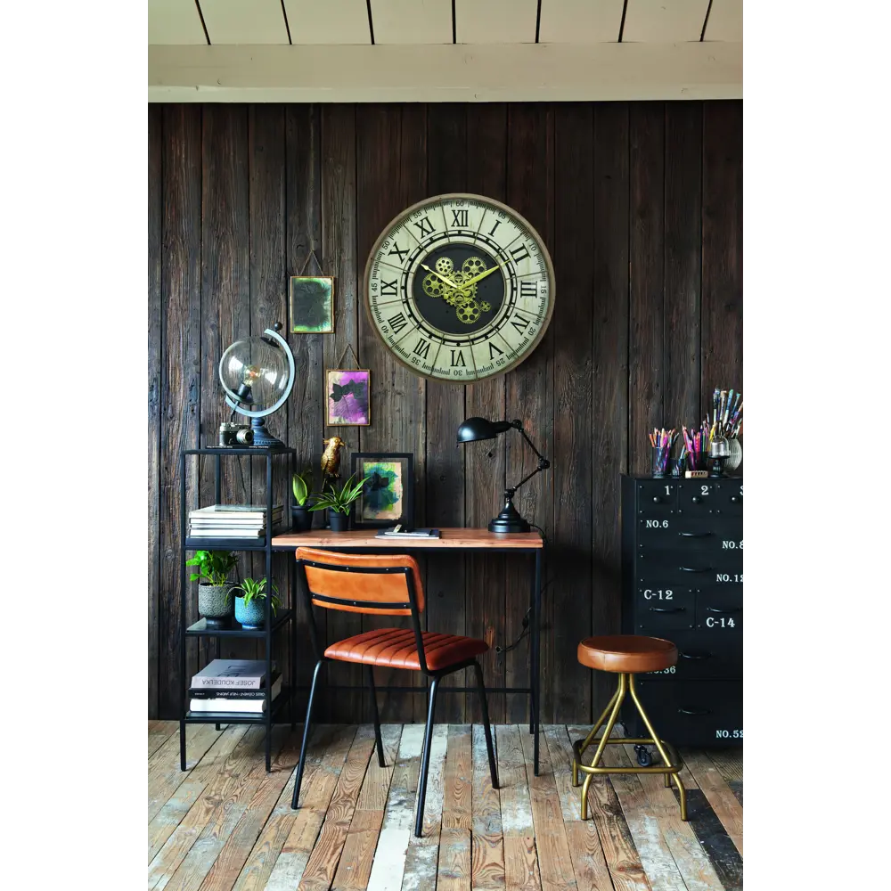 Часы настенные Atmosphera Stella круглые полипропилен цвет коричневый бесшумные ø57 см STLM-2157684 - Вид №7