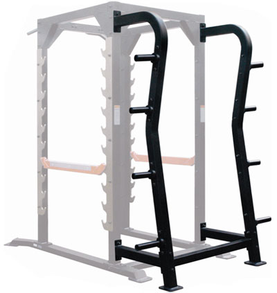 SL7009+SL7009OPT Aerofit sl7009+sl7009opt силовая рама повышенной прочности для жимов и приседов + опция для хранения дисков AeroFIT Sterling - Вид №1