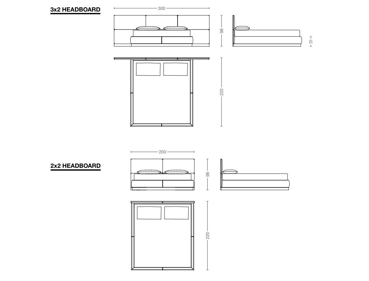 Мягкая кровать из ткани GIOPAGANI SENZA FINE ARCH-00037504 - Вид №4