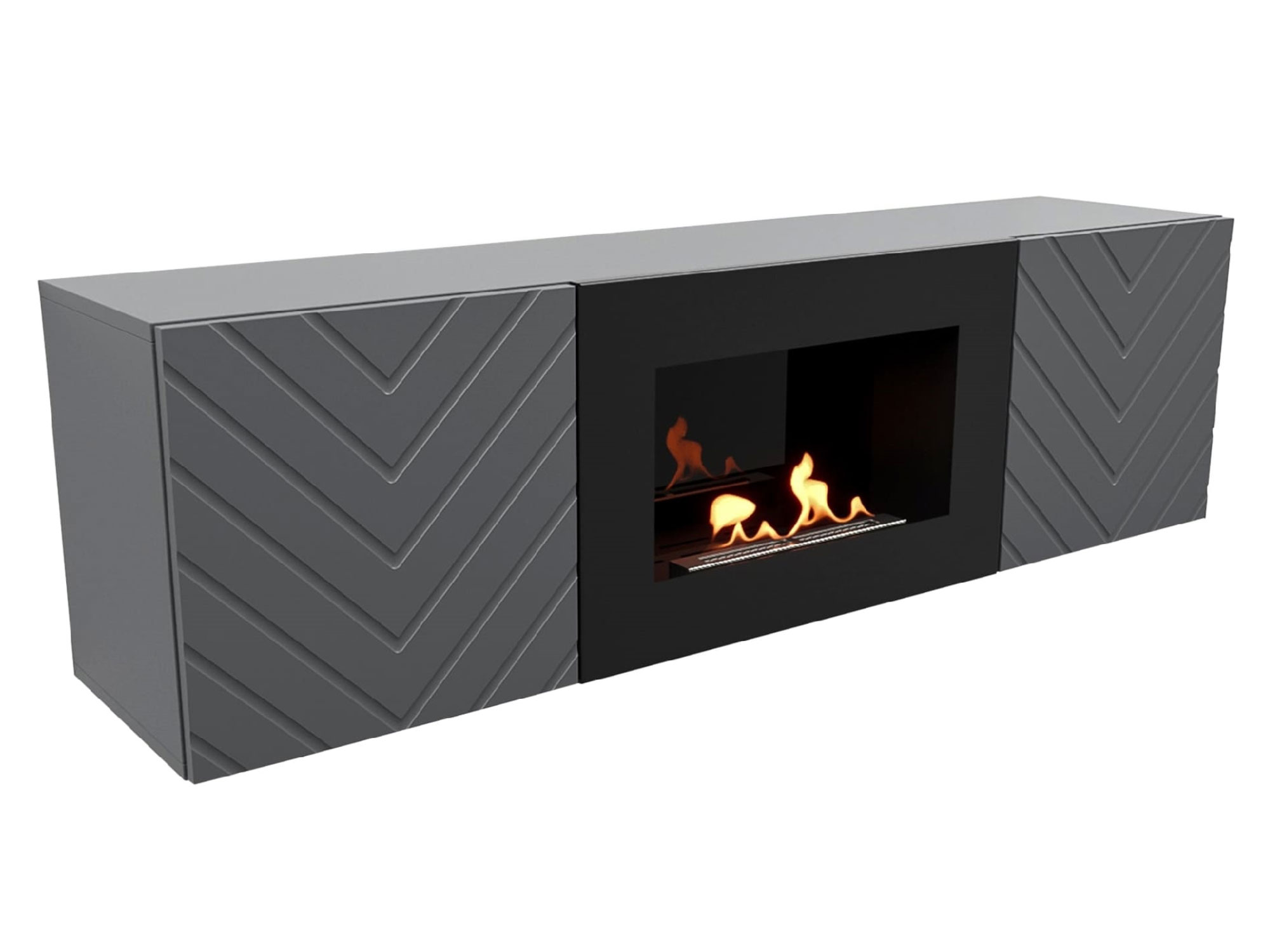 9101968 Биокамин с тумбой Firelight BFP/P-1400V черный STDN-0146103