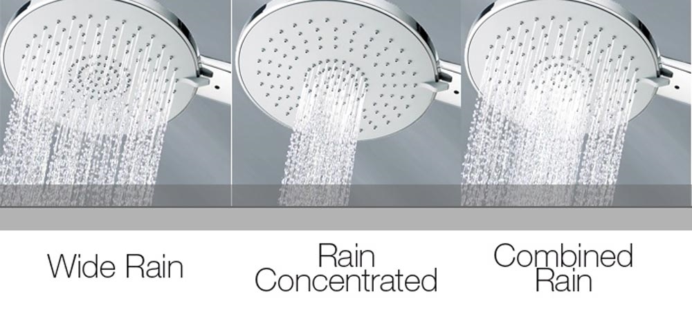 B00168 Душевая лейка MIXA/3 FITAIR Ø 140 mm BOSSINI  - Вид №4