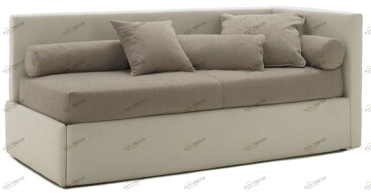 Bolzan Letti Односпальная кровать с изголовьем и боковой панелью Point sun-id-1428989