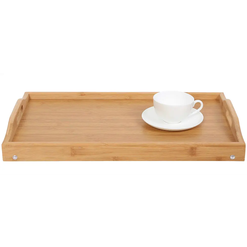 89342783 Столик-поднос 50x30 см бамбук цвет бежевый STLM-0885268 Santreyd  - Вид №2