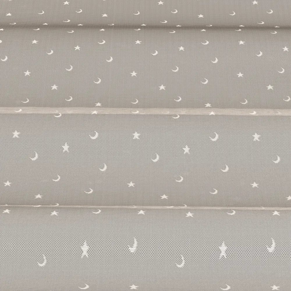 Тюль на ленте для кухни "Млечный путь" 245x165 см цвет экрю Santreyd STLM-2132018 - Вид №2