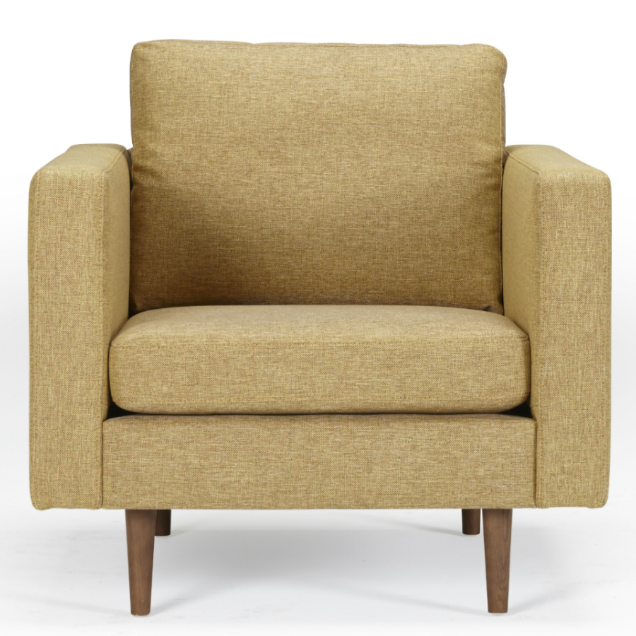 Кресло Otto, дуб/орех, песочное Kragelund 37401248241 - Вид №2