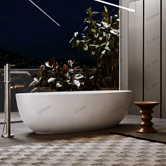 Ванна Oval Milltek 80x50x169 MILLDUE FLY 9681MILLTEK