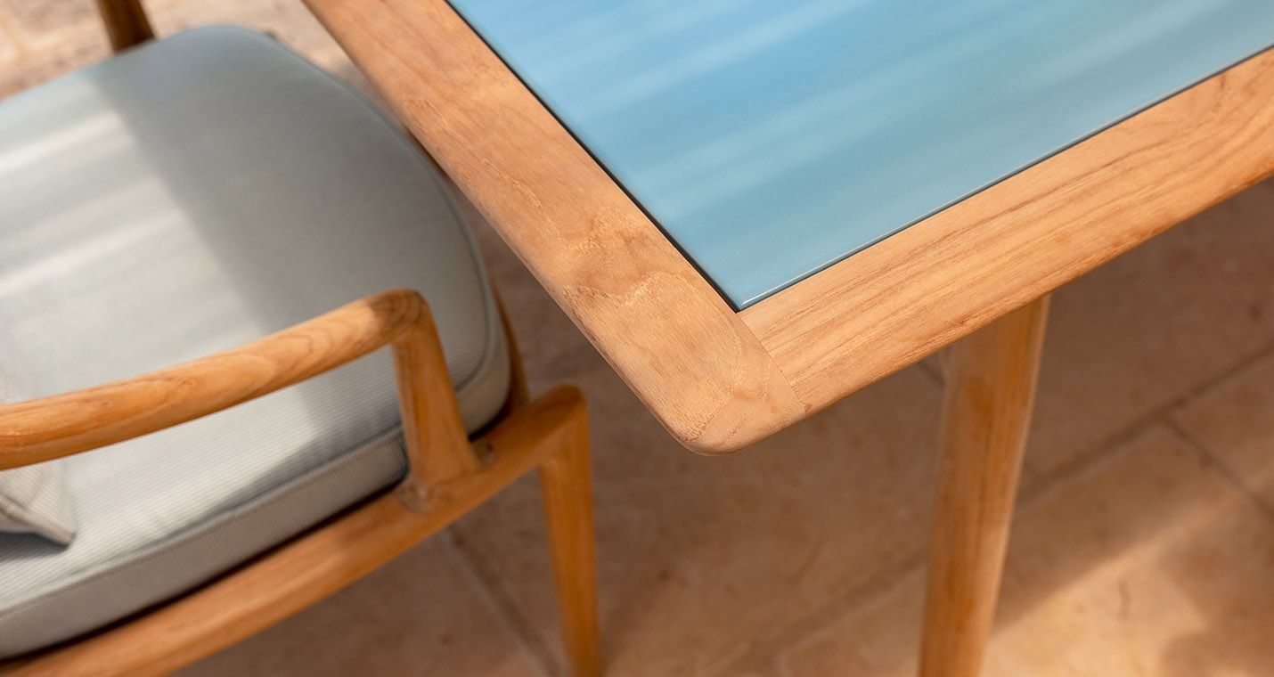 Прямоугольный стол из тикового дерева с керамической столешницей Poltrona Frau Boundless Living Outdoor Collections ARCH-00138932 - Вид №4