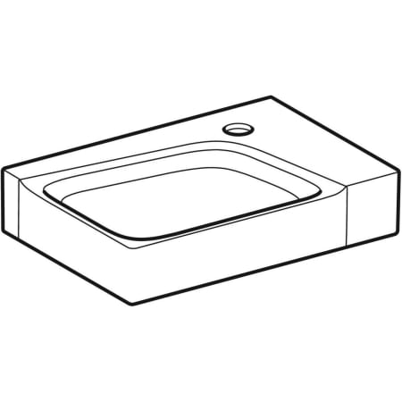 500.528.01.1 Раковина Geberit Xeno² Geberit  - Вид №1