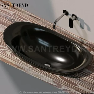 IO42909017 Накладная раковина под столешницу  овальная Ceramica Flaminia IO e SI