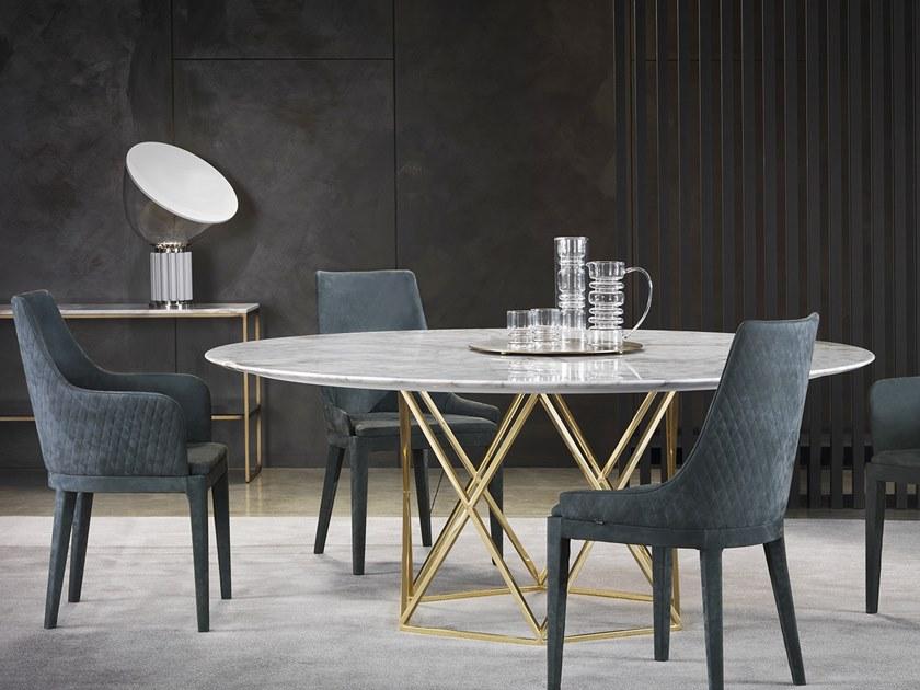 Marelli Круглый обеденный стол из мрамора Tatlin sun-id-1455227 - Вид №1