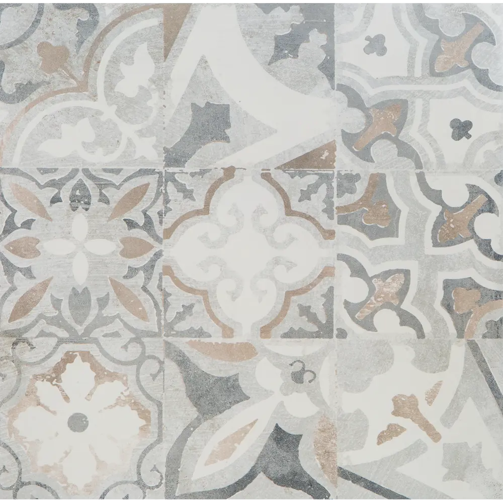 Керамогранит LB Ceramics Цементо Декор 45x45 см 1.42 м² цвет серый STLM-2104380