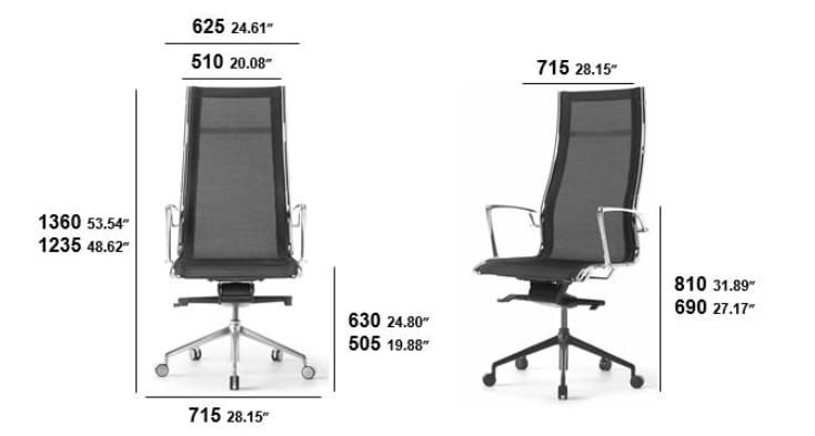Тканевое офисное кресло с колесами SITIA Гавана ARCH-00020587 - Вид №2