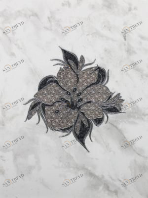 Фабрицио черный декор 01 25х33 Шахтинская Плитка sun-id-333695