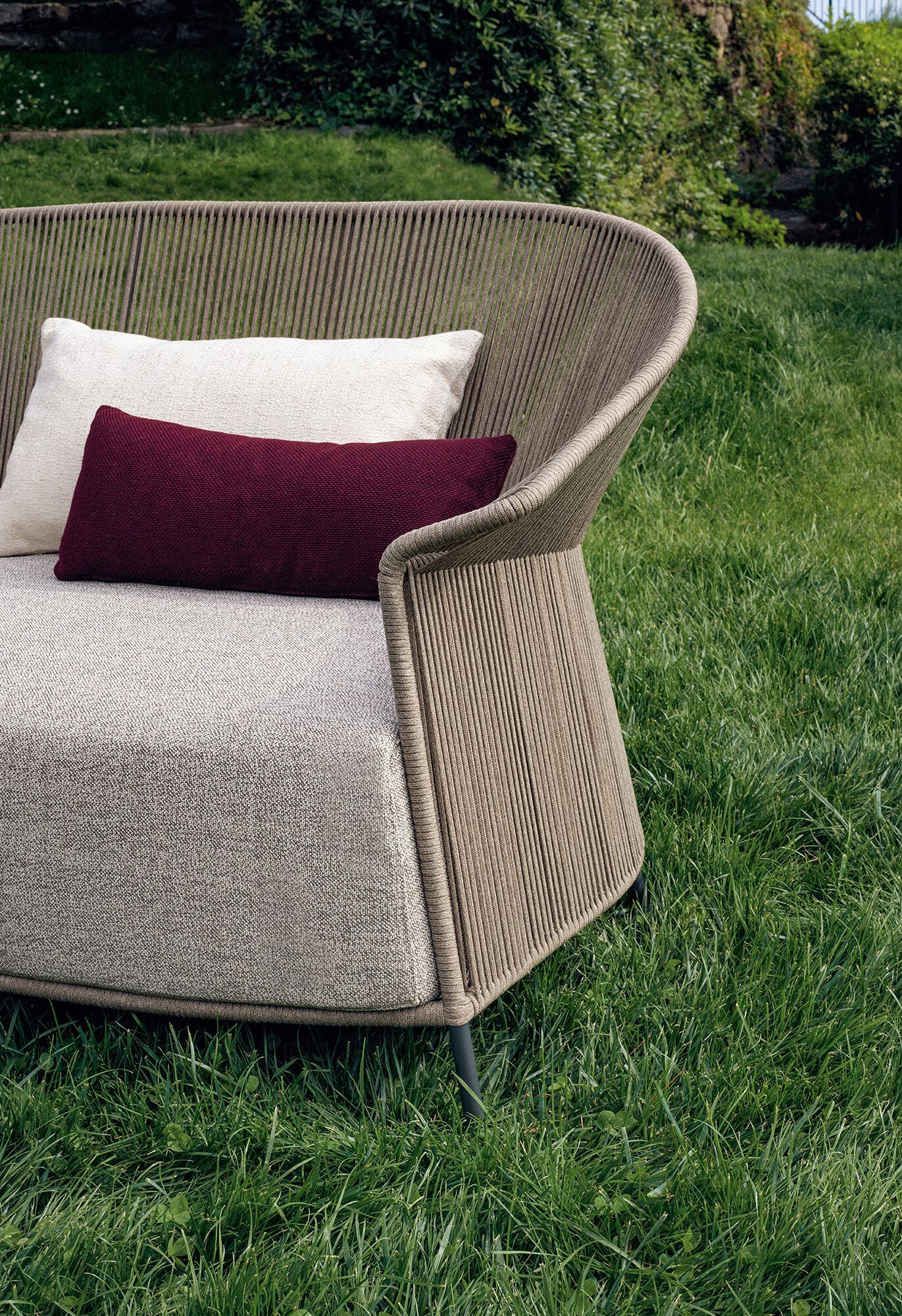 Садовый диван из веревки и ткани Potocco ARCH-00101256 - Вид №2