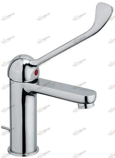 Rubinetterie Frattini Смеситель для раковины, однорычажный, с длинным рычагом и сливным клапаном Mocca sun-id-1507383