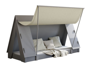 Кровать для занавесок из МДФ