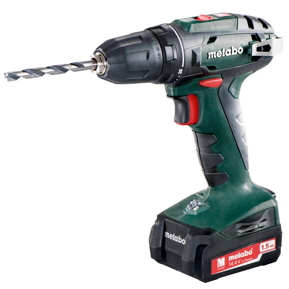 Дрель-шуруповерт аккумуляторная Metabo BS 14.4, 602206550, 14.4 В Li-ion 2x1.5 Ач 82366354 STLM-2167673  - Вид №4
