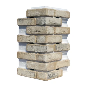 Термопанель Лондон брик 370x652 мм молочный 0.645 м