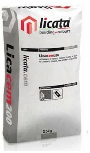 LICATA Базовая штукатурка, армированная волокном Licata.cem