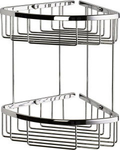 HL067/CR Sanibano, решетка угловая 2-х уровневая, цвет хром