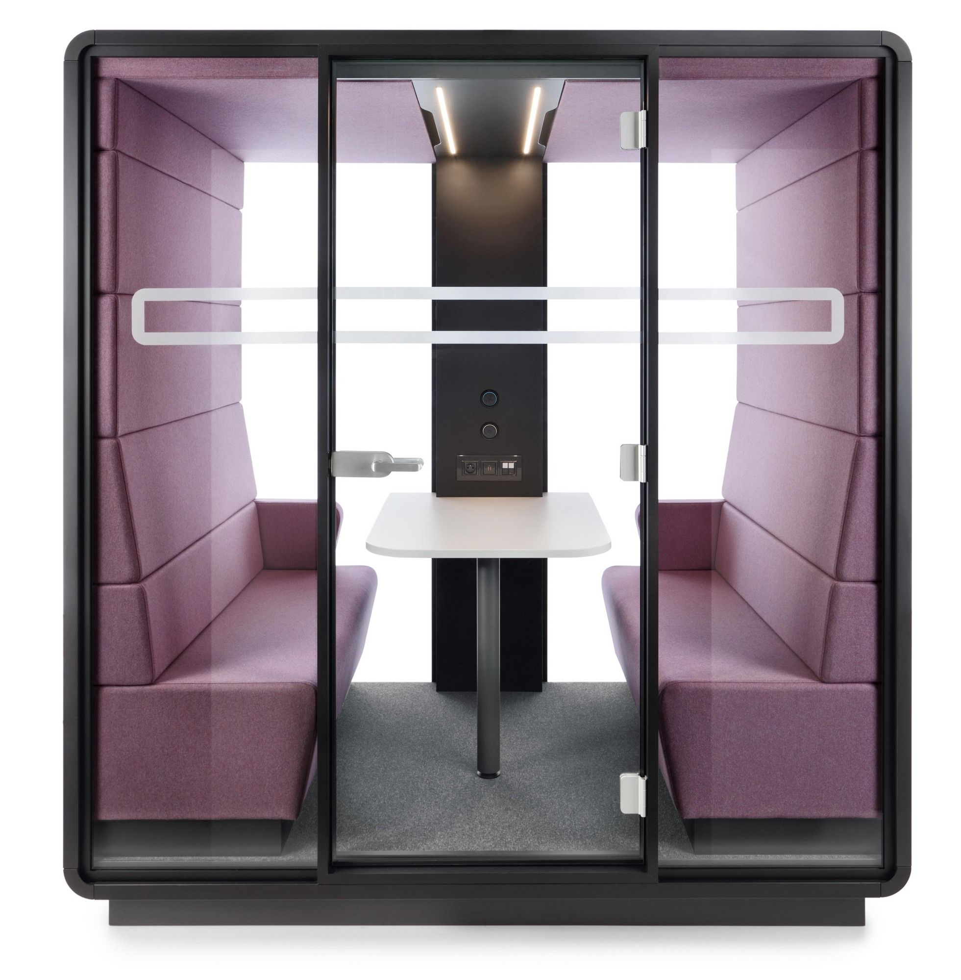 Многосторонняя акустическая офисная кабина со встроенным освещением Mikomax Smart Office Hushoffice ARCH-00086277 - Вид №37