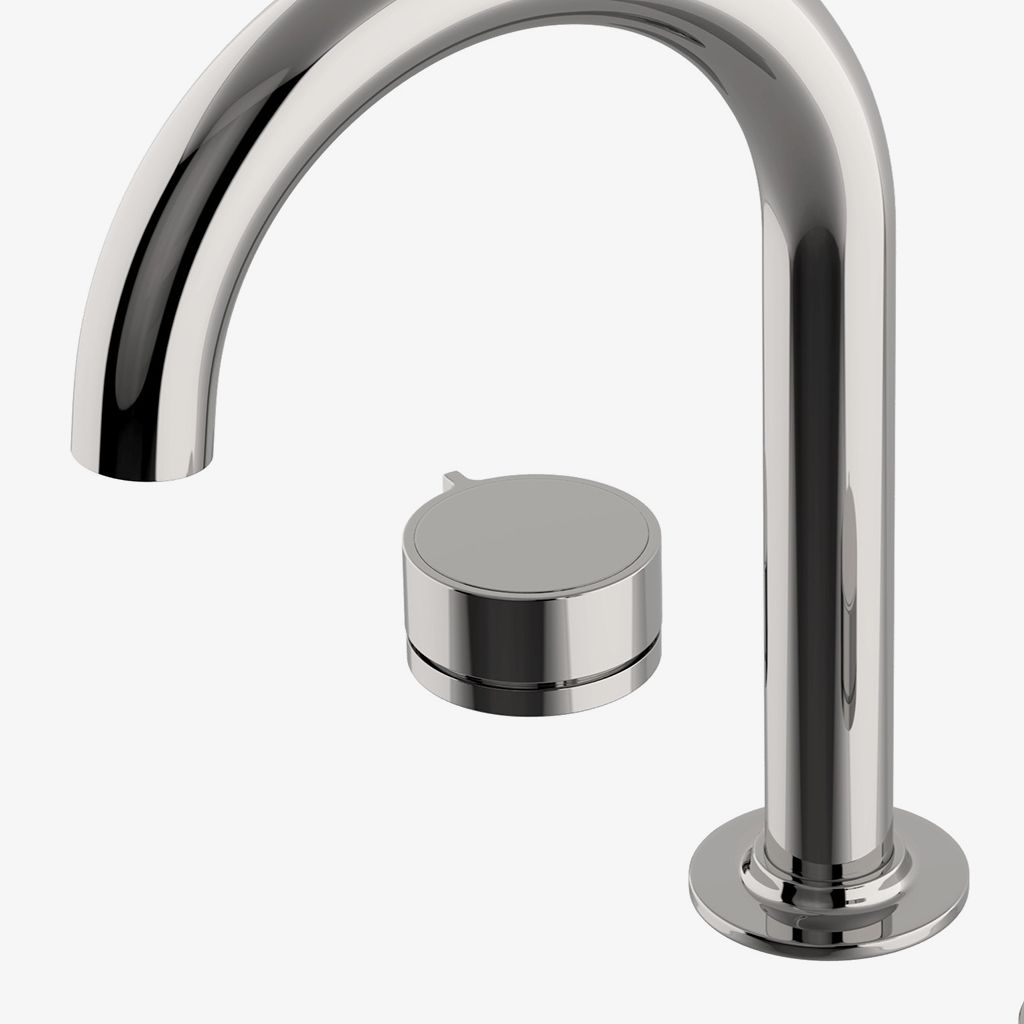 BLS230 Смеситель для унитаза серии Bond Solo на гусиной шее с ручками-ручками Waterworks - Вид №1