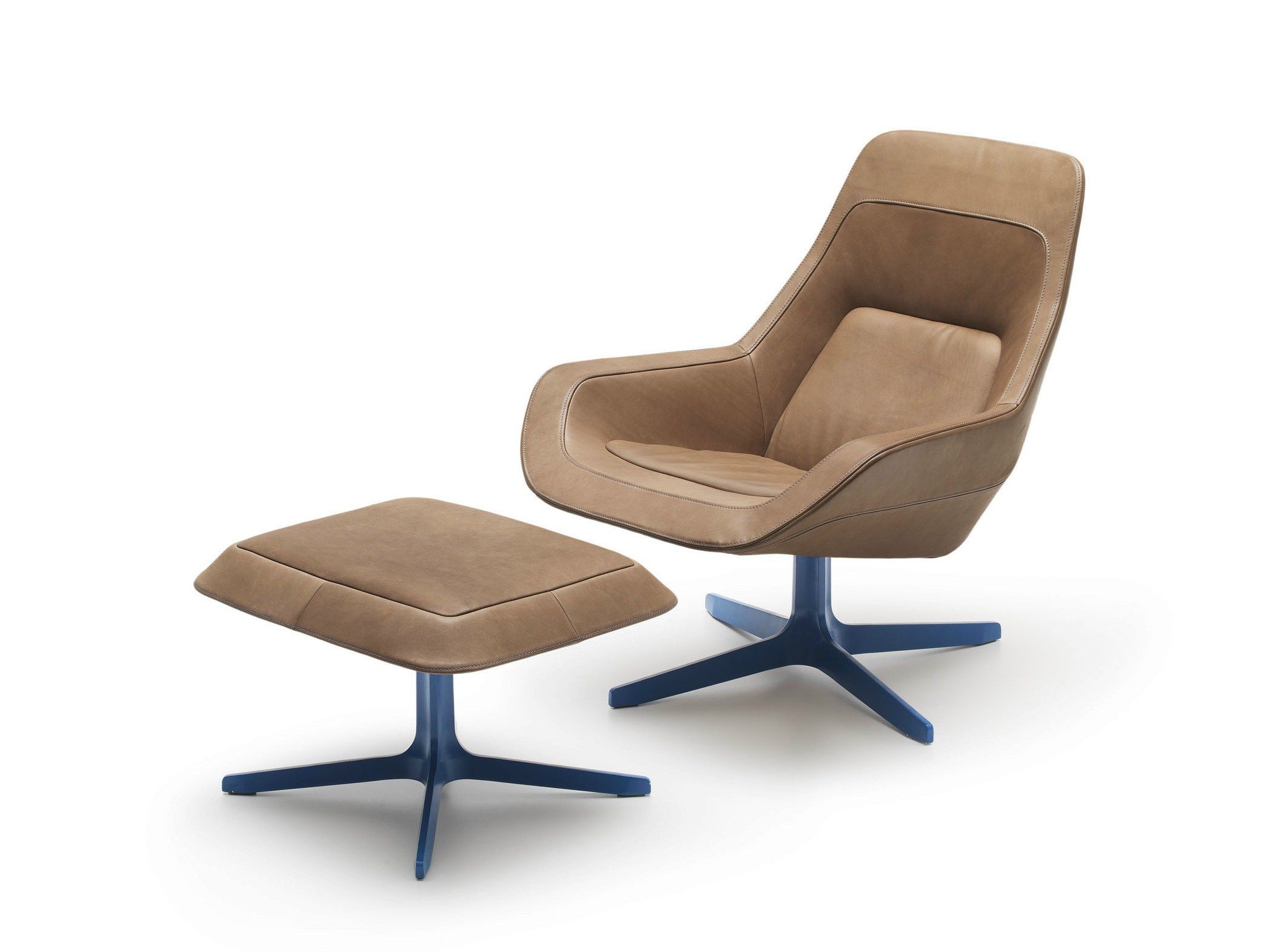 Кожаное кресло с высокой спинкой de Sede DS-144 ARCH-00052630 - Вид №1