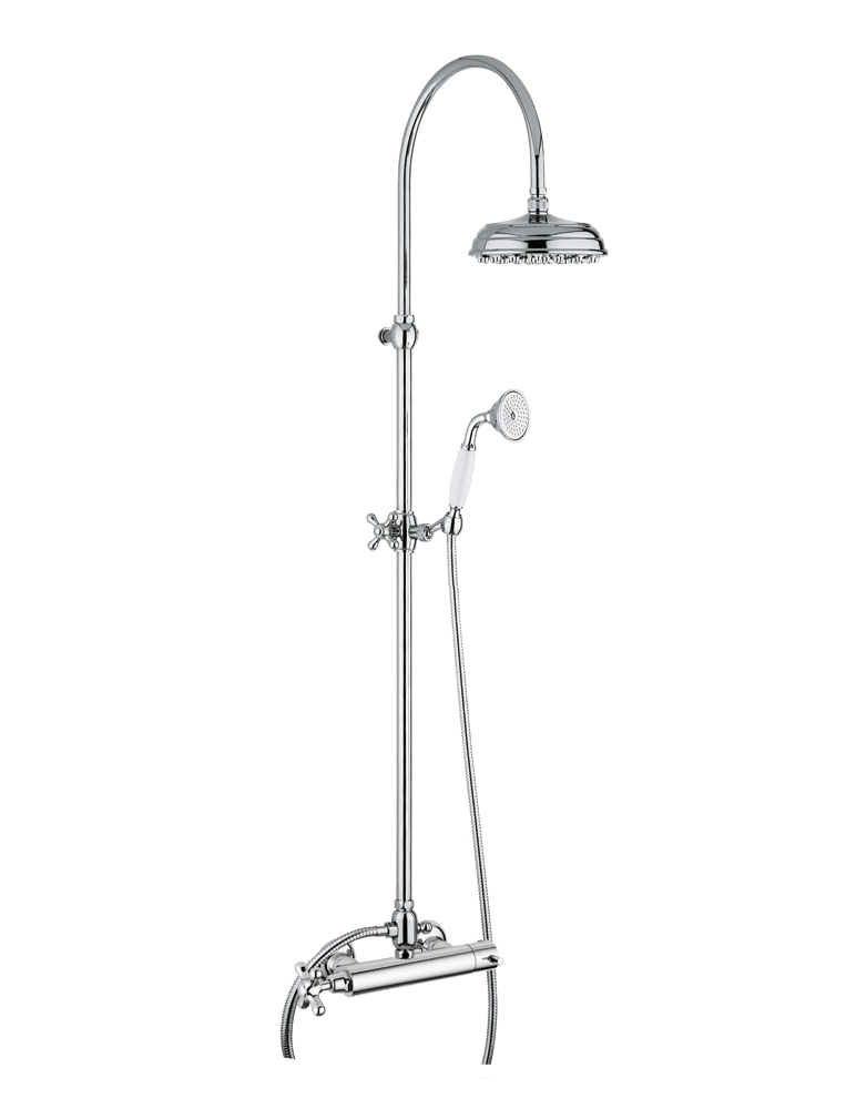 0711/5A/C Bellosta Rubinetterie ТЕРМОСТАТИЧЕСКИЙ СМЕСИТЕЛЬ ДЛЯ ВНЕШНЕГО ДУША С ПОЛНЫМ ШТОКОМ Charlotte