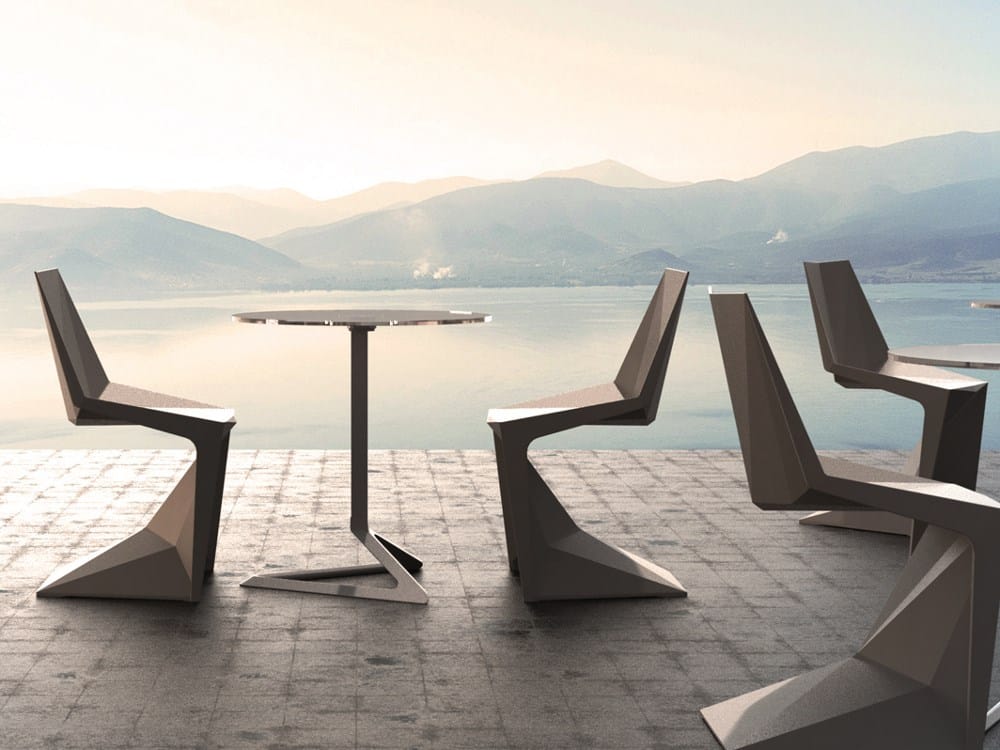 Штабелируемый садовый стул из полипропилена Vondom воксель ARCH-00055589 - Вид №12