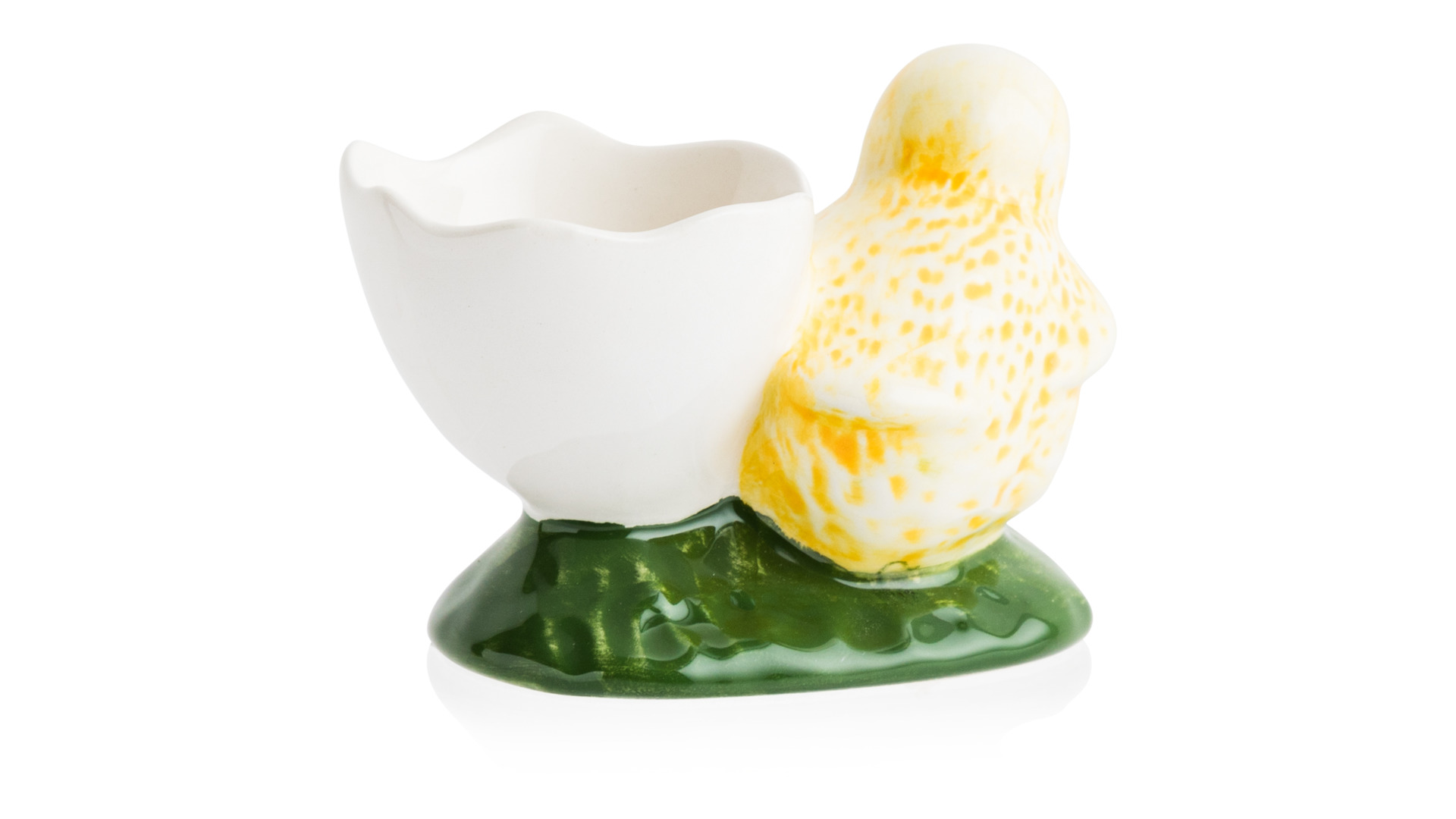 10581763 Bordallo Pinheiro Подставка для яйца Bordallo Pinheiro Цыпленок 6,3см, керамика Керамика  - Вид №1