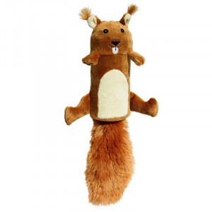 ПР0058990 Игрушка для собак Catch & Fetch Белка с большой пищалкой 32см GIGWI