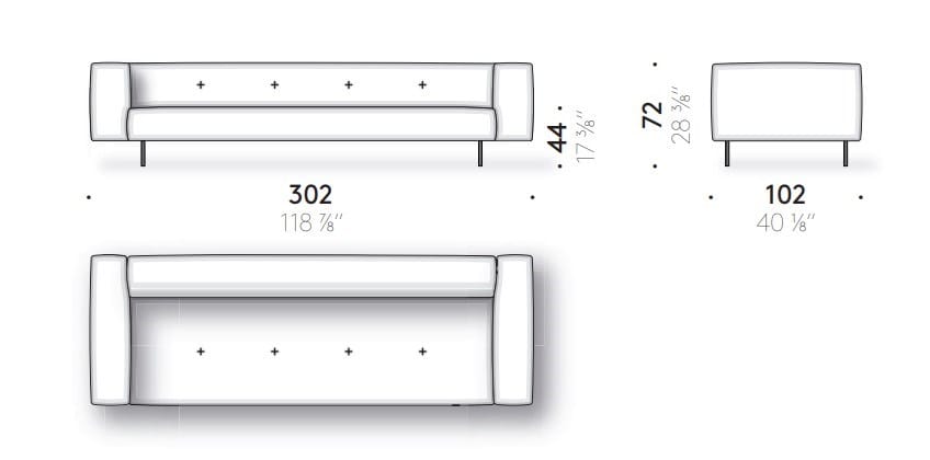 Ткань диван DE PADOVA Erei ARCH-00117983 - Вид №6