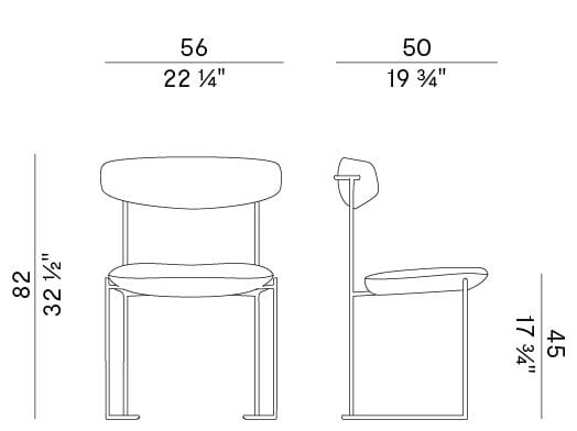 Сани сад стул Potocco Keel ARCH-00034301 - Вид №5
