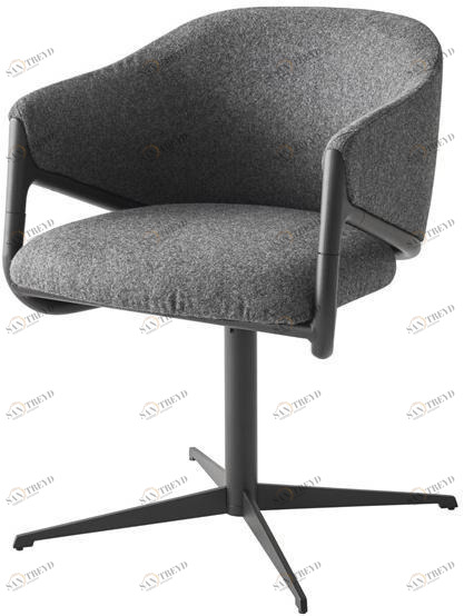 Segis Стул на козелке из ткани с подлокотниками Hammer sun-id-1501628