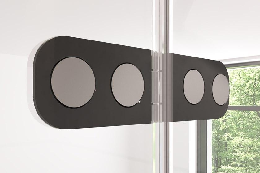 Flair Showers Распашная душевая дверь с линейной панелью и угловой Oro Oro ultraframeless - hinge with inline - Вид №1