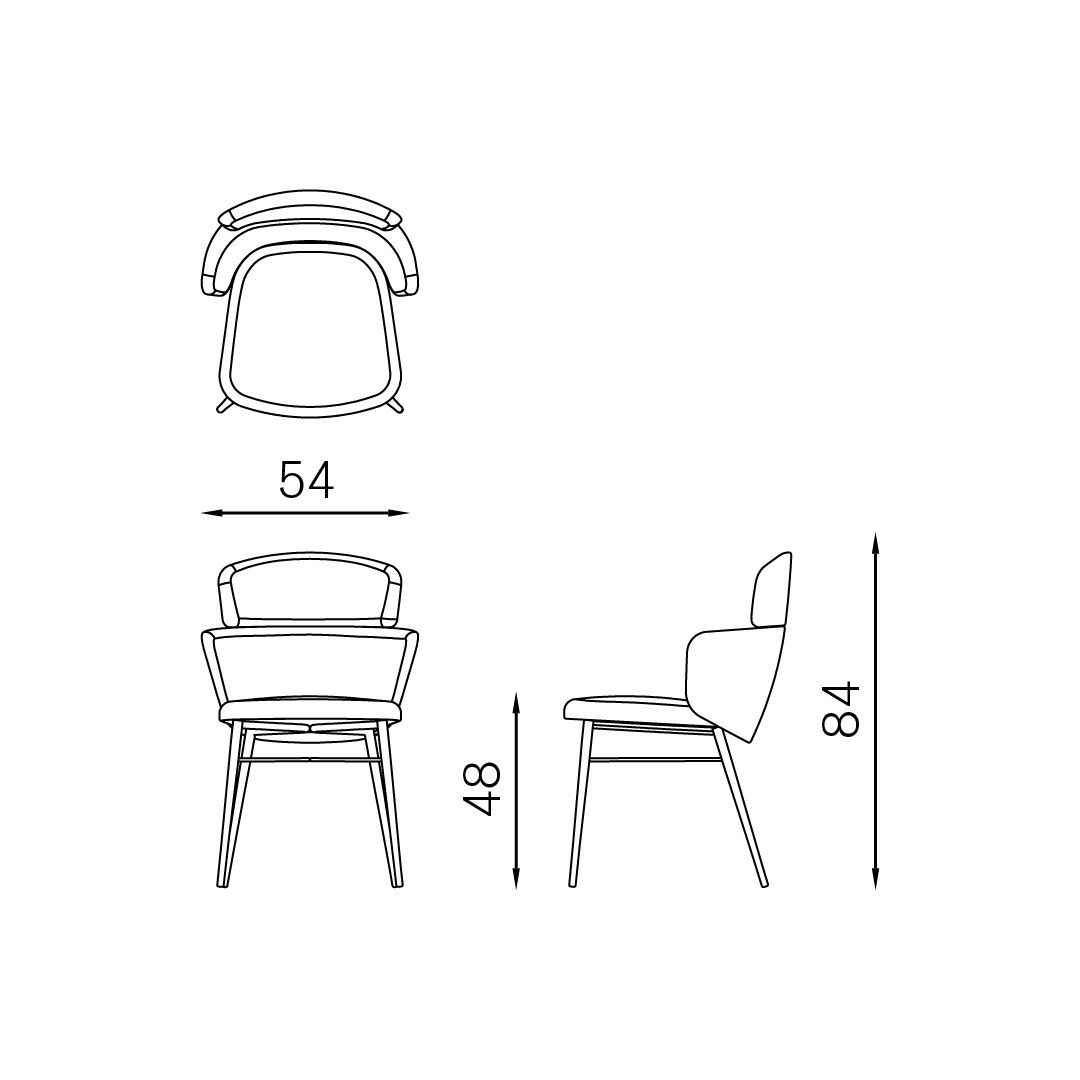Полиуретановый мягкий стул BALERI ITALIA Kin ARCH-00028968 - Вид №13