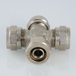 VTm.341.N.261626 Фитинг обжимной – крестовина Valtec 26 х 16 х 26 х 16 мм  - Вид №2