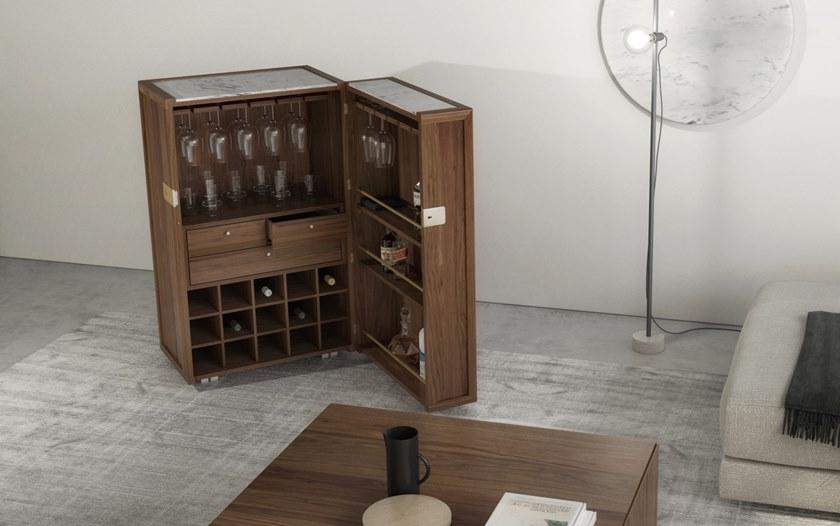 Huppé Барный шкаф из орехового дерева Ray 1525v - 1524m HUPPE - Вид №3