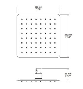 Термостатический набор для душа с душем