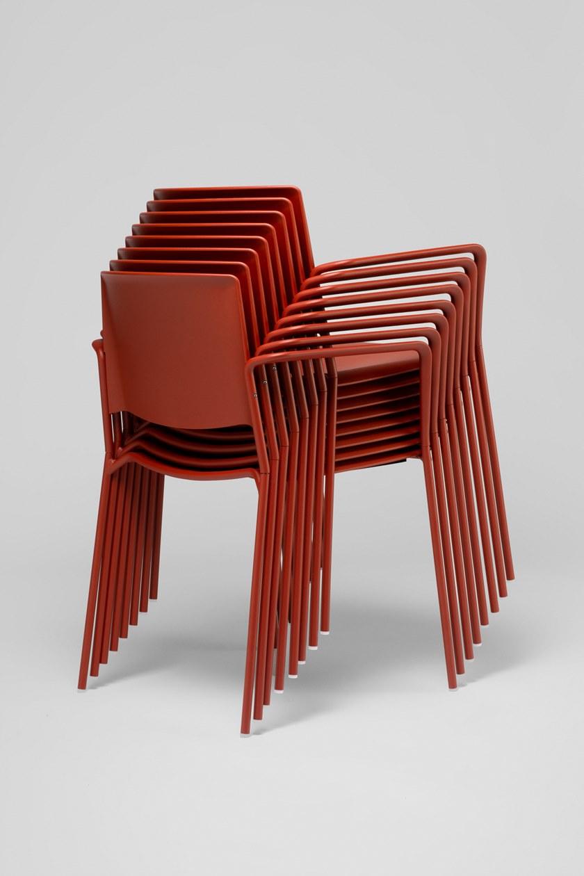 ENEA Штабелируемый тканевый стул с подлокотниками Ema sun-id-1445413 - Вид №4