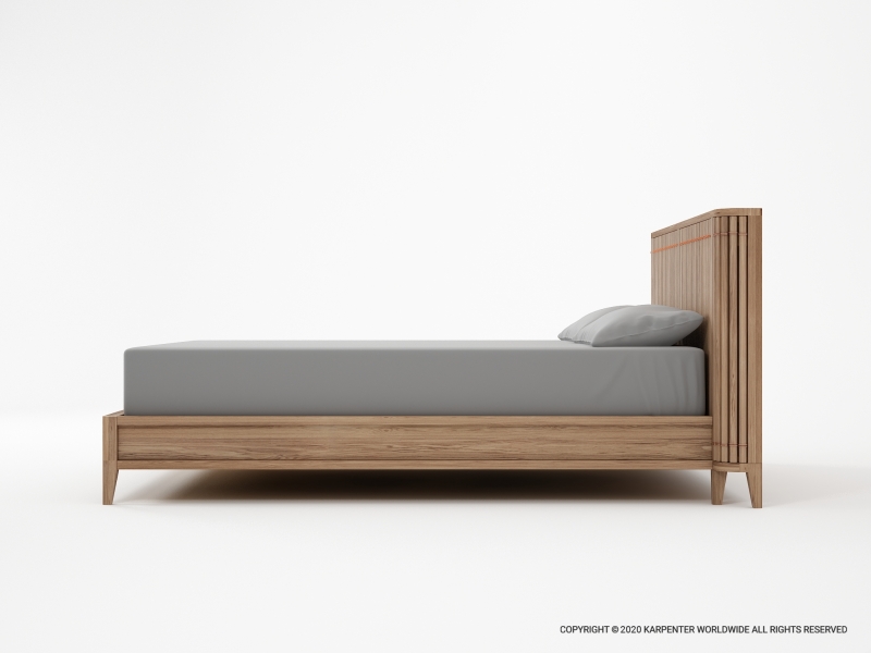 590_1244 Двуспальная кровать без ящика Karpenter Koppar - Вид №2