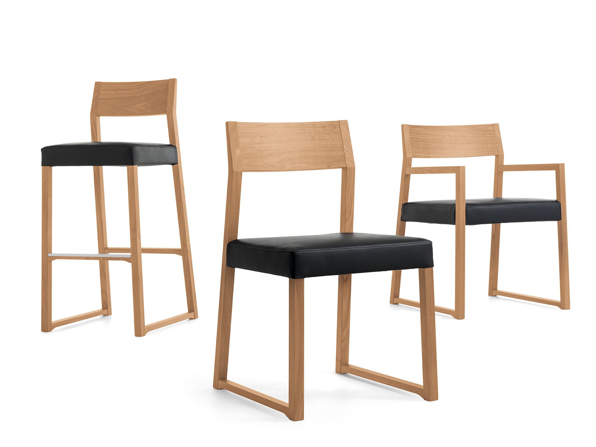 Деревянный стул с мягким сиденьем Sedex Eco ARCH-00135109 - Вид №2