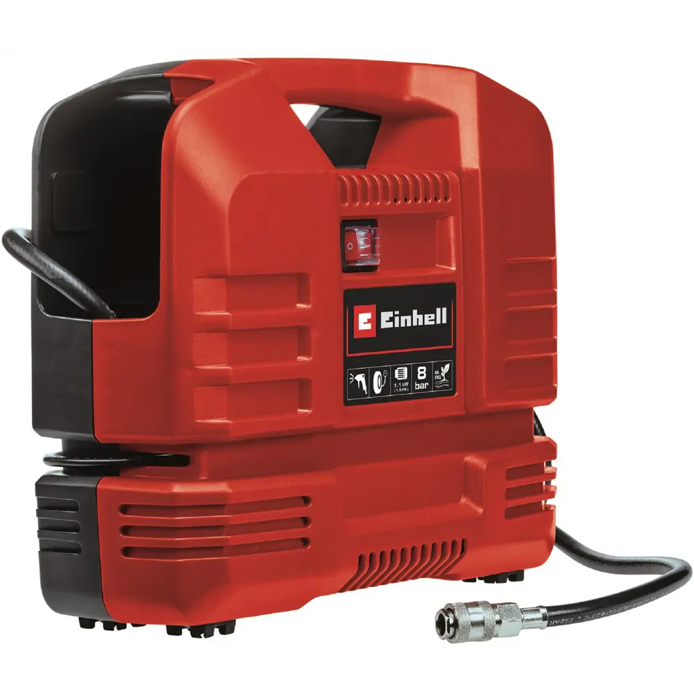 Портативный компрессор Einhell TC-AC 190 OF Set с комплектом аксессуаров 84781202 STLM-0055059