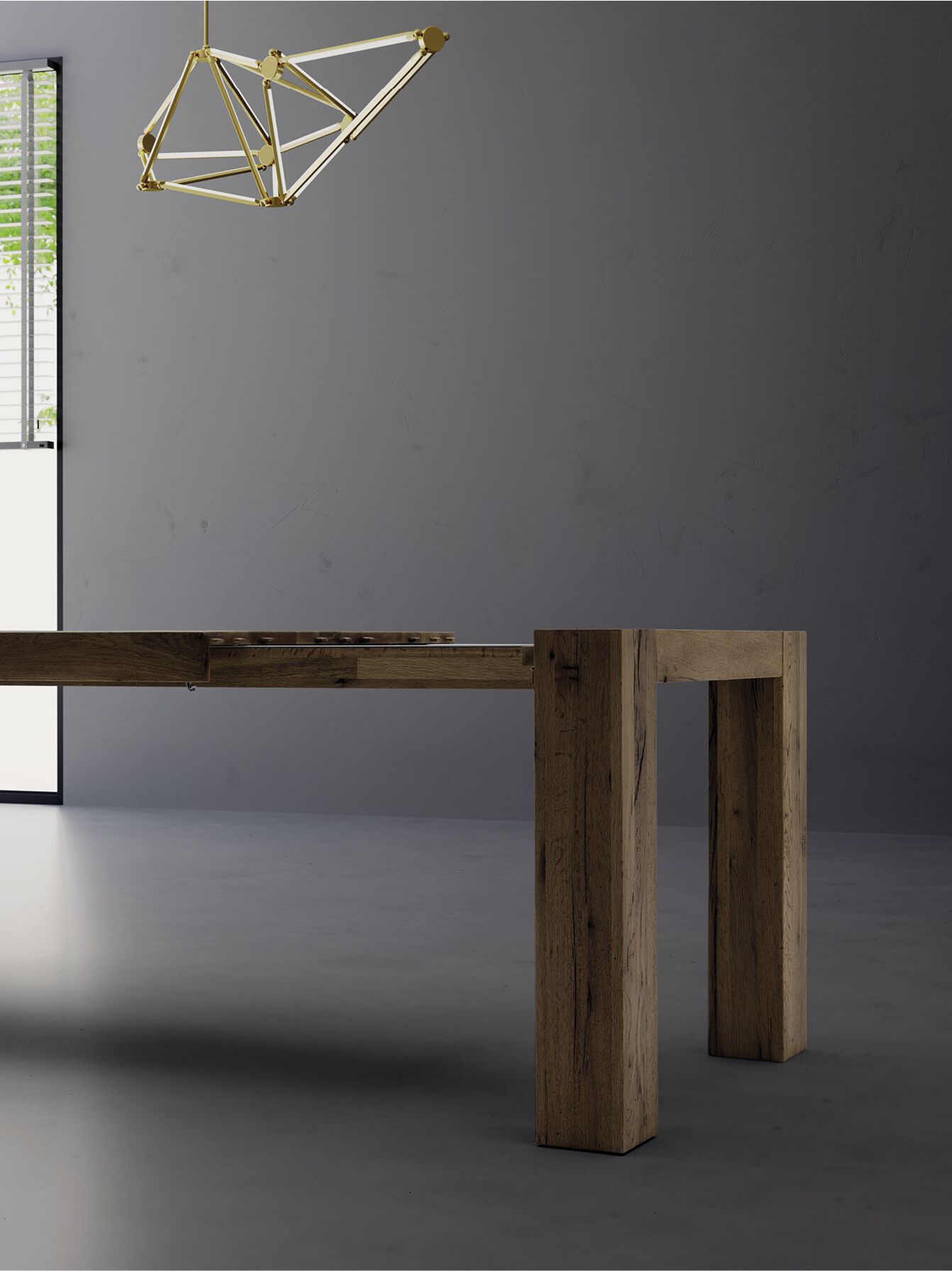 Выдвижной дубовый стол Devina Nais Бруклин ARCH-00115601 - Вид №3