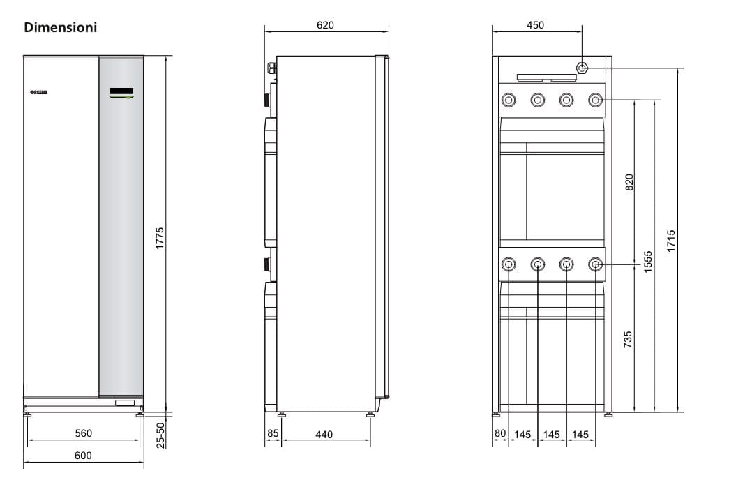 Геотермальный тепловой насос NIBE F1345 ARCH-00015571 - Вид №1